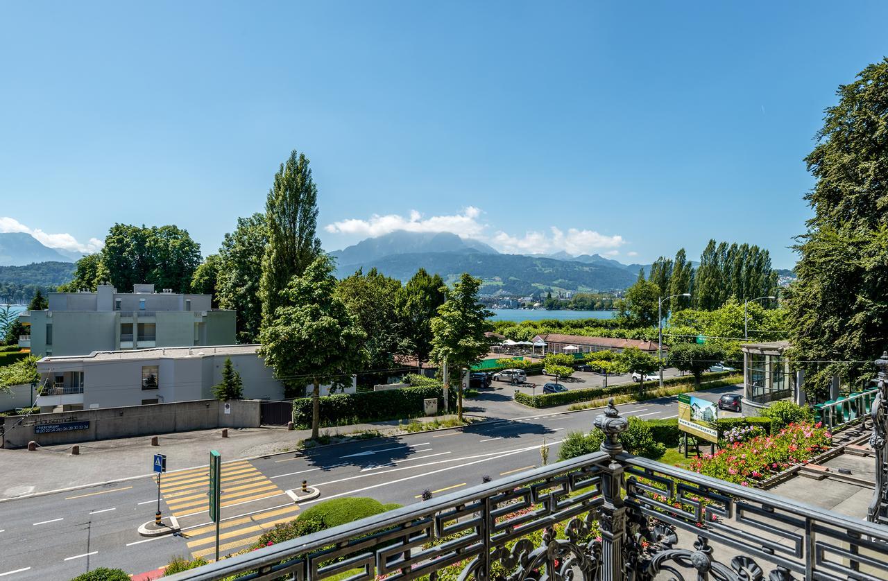 Grand Hotel Europe Lucerne Bagian luar foto