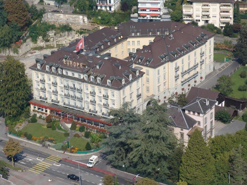 Grand Hotel Europe Lucerne Bagian luar foto